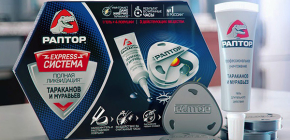 Système express Raptor pour l'élimination des cafards et des fourmis : gel et 4 pièges