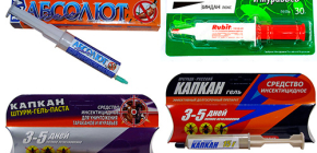 Gels pour lutter contre les cafards