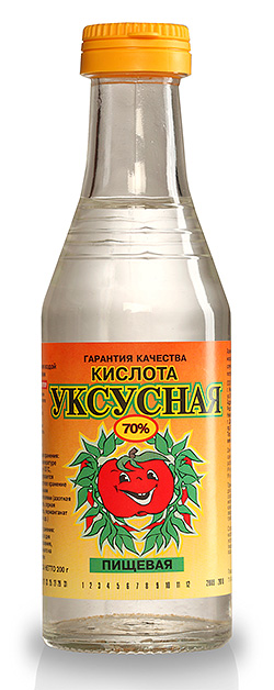 Acide acétique des punaises de lit