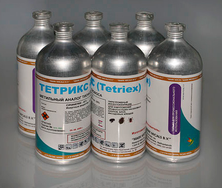 Le médicament Tetrix des punaises de lit