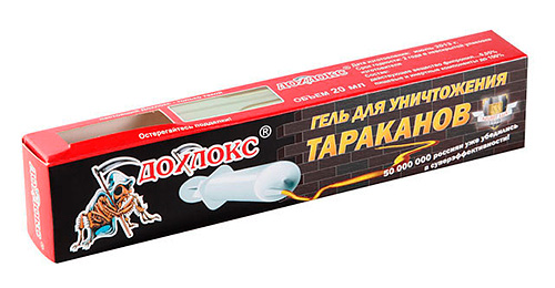 Les gels sont très efficaces pour lutter contre les cafards