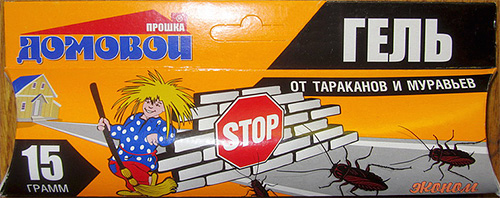 Le gel russe de cafards Brownie vous permet également de vous débarrasser efficacement des cafards