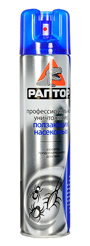 Exemple : Aérosol Raptor contre les insectes rampants