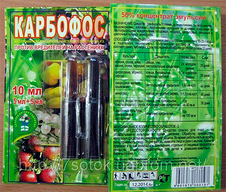 Karbofos en ampoules