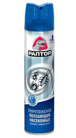 Raptor pour la destruction des insectes rampants