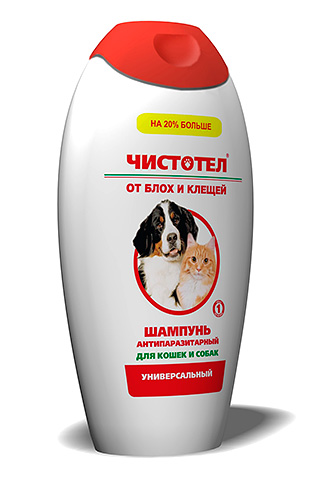 Shampoing anti-puces pour animaux de compagnie