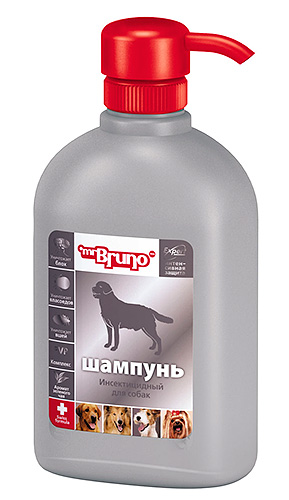 Exemple : Shampooing anti-puces Mister Bruno