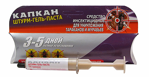 Piège tempête-gel-pâte de cafards