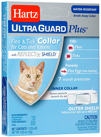 Colliers anti-puces Hartz pour chats et chatons