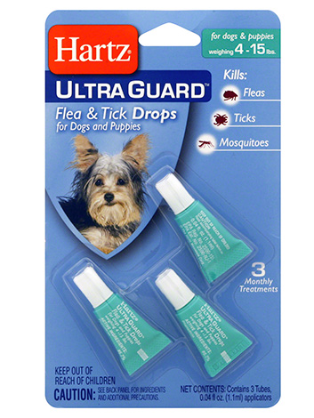 Gouttes anti-puces pour chiens Hartz Ultra Guard