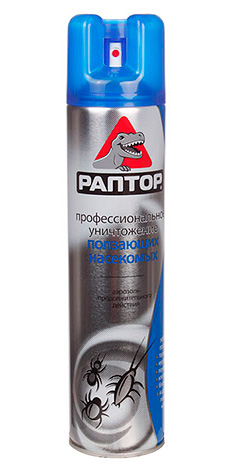 Aérosol Raptor des insectes rampants (cafards, fourmis, punaises de lit)