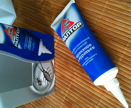 Gel de cafards Raptor - haute efficacité et sécurité d'utilisation