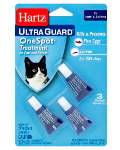 Gouttes antipuces Hartz pour chats et chatons