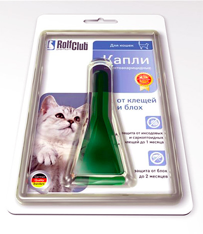 Gouttes de puces au garrot Rolf Club