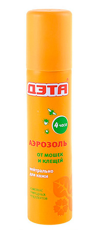 Aérosol de moucherons et de tiques (repousse également les fourmis)