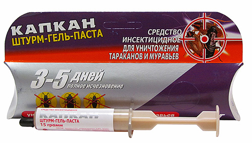 Gel Sturm n'est pas aussi célèbre que Globol, mais il est aussi assez efficace contre les insectes.