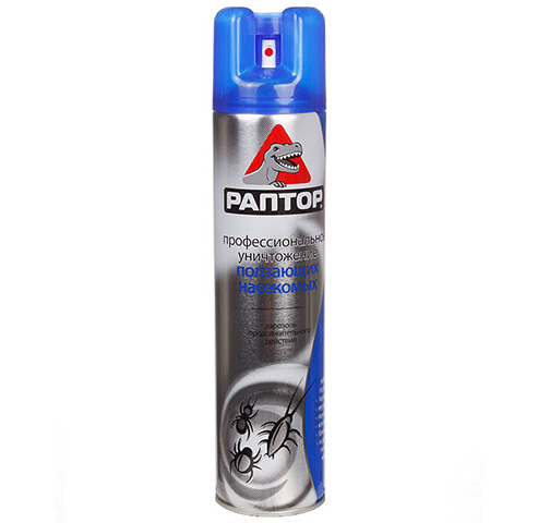 Aerosol Raptor est assez efficace contre les fourmis domestiques