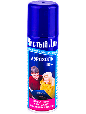Aérosol Clean House des mites