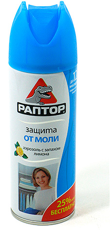 Aérosol Raptor Protection contre les mites