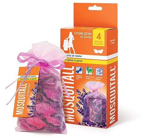 Les sachets Mosquitall à la lavande ne sont pas moins efficaces contre les mites que les sections