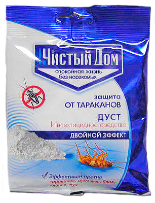 La poussière de punaises de lit Chisty Dom nécessite de la précision lors de l'application