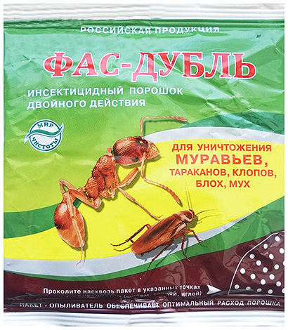 La poussière Fas-double des insectes a une action similaire à celle de Phenaksin