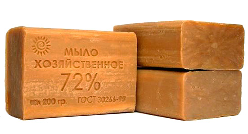 Le savon à lessive a également un effet répulsif sur les mites.