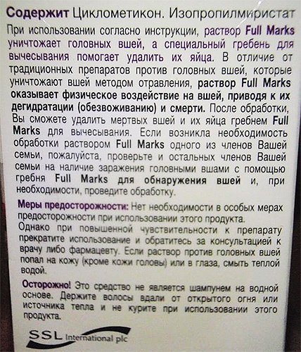 Dans le cadre de la solution Full Marx - cyclométhicone et myristate d'isopropyle