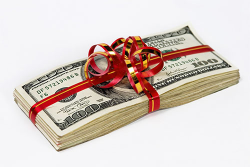 Dans le livre de rêve anglais, les poux désignent un cadeau sous forme d'argent