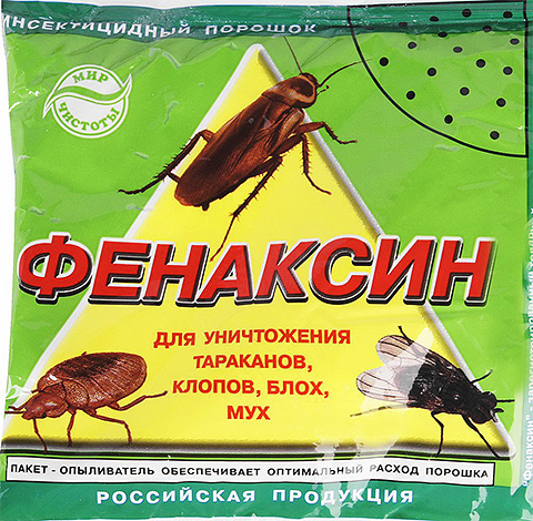 La poudre insecticide Phenaksin est particulièrement bien adaptée à la destruction des larves de puces.
