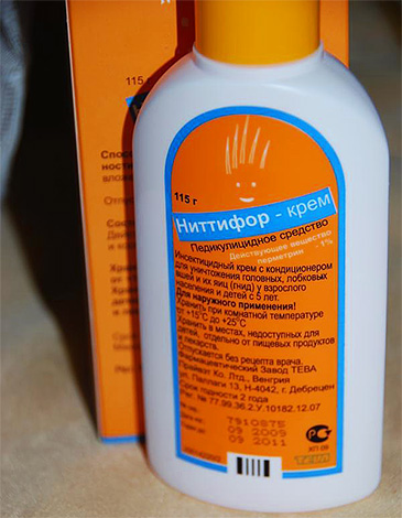 Nittifor peut être utilisé pour traiter à la fois les poux de tête et les poux du pubis