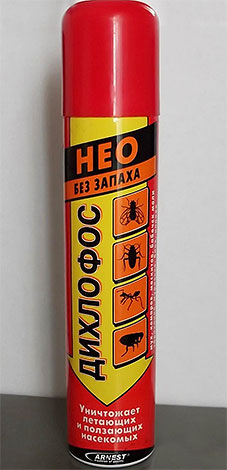 Certaines marques de Dichlorvos modernes sont pratiquement inodores