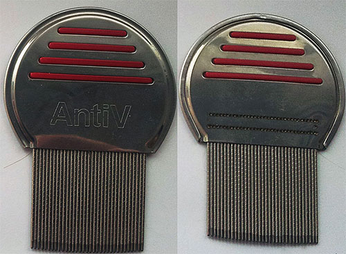 Peigne AntiV pour éliminer les poux et les lentes