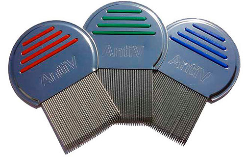 Peignes AntiV pour éliminer les poux et les lentes