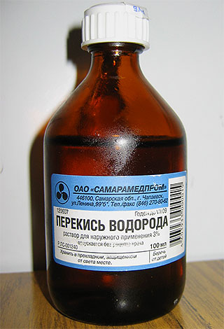 Le peroxyde d'hydrogène doit être dilué avec de l'eau avant utilisation.