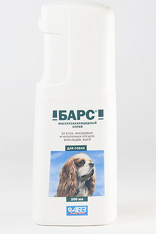 Barres anti-puces pour chiens