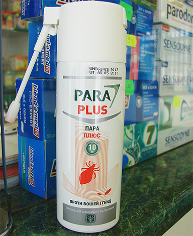 Aérosol Para Plus contre les poux et les lentes