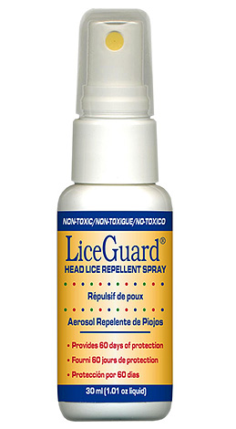 Le spray LiceGuard est mieux combiné avec un peigne spécial poux