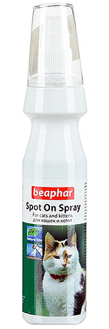 Le spray Beaphar est également bon pour débarrasser les chatons des puces.