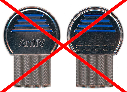 Les peignes spéciaux ne sont efficaces que pour éliminer les poux de tête.