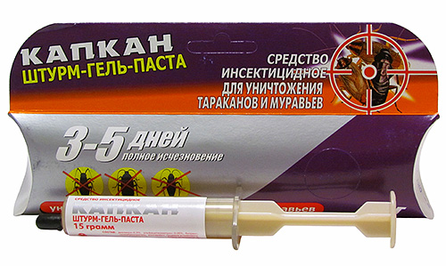 Gel Storm pour la destruction des fourmis domestiques et des cafards