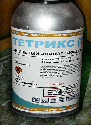 Moyens de désinsectisation professionnelle Tetrix