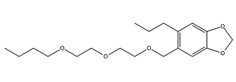 Butoxyde de pipéronyle - fournit un effet synergique lorsqu'il est combiné avec des pyréthrinoïdes.