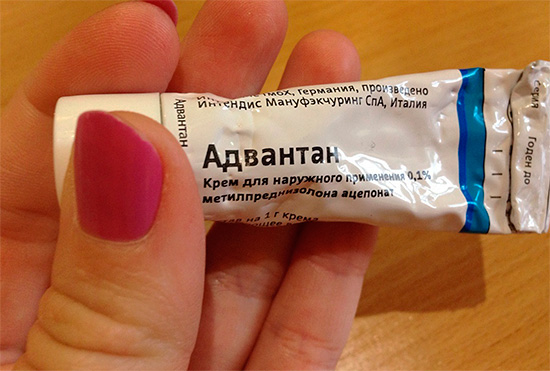 Crème Advantan - aide à soulager les symptômes d'allergie après les piqûres d'insectes