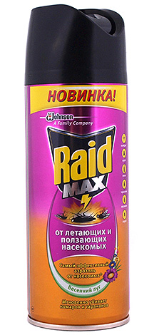 Aérosol Reid Max contre les insectes volants et rampants