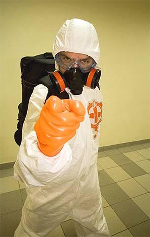 Lors de l'appel à des spécialistes, assurez-vous que l'entreprise garantit un retraitement gratuit des locaux si nécessaire.