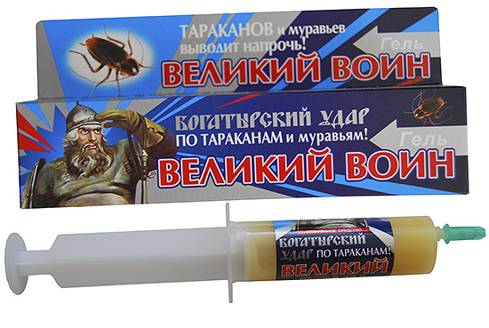 Les insecticides sous forme de gels insecticides sont généralement assez efficaces contre les cafards et les fourmis.