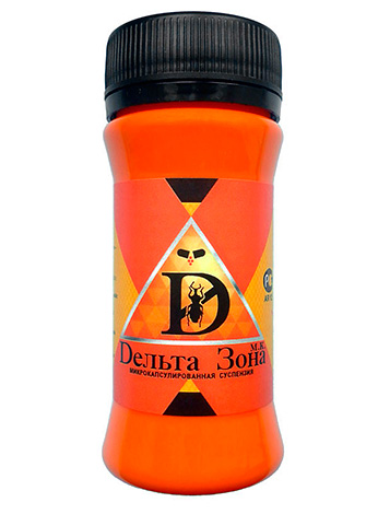 Le médicament insecticide moderne Delta Zone convient parfaitement à la destruction des guêpes.