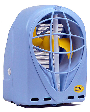 Piège à insectes Mo El avec ventilateur aspirant.