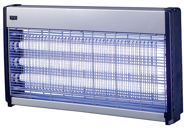 Et cet exterminateur d'insectes volants peut être utilisé dans des locaux industriels.